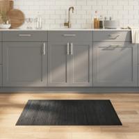 VidaXL Vloerkleed rechthoekig 70x100 cm bamboe grijs