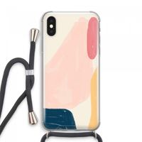 Saturday Flow: iPhone XS Max Transparant Hoesje met koord