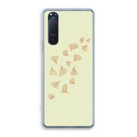Falling Leaves: Sony Xperia 5 II Transparant Hoesje