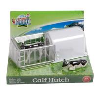 Kids Globe kalverhut met 2 kalfjes 1:32