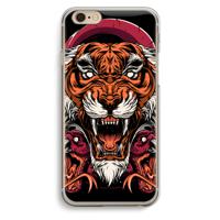 Tiger and Rattlesnakes: iPhone 6 / 6S Transparant Hoesje
