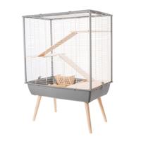 Zolux kooi Neo Cosy voor grote knaagdieren H80, grijs
