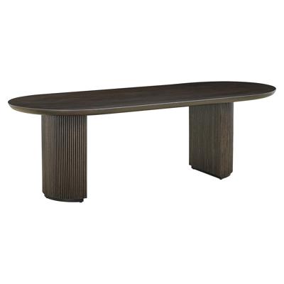 Richmond Ovale Eettafel 'Kingston' Eiken, 240 x 100cm