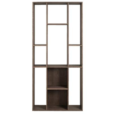Leen Bakker - Kast Kenzi - Walnoot - 177x81x38 Cm - MDF - Bruin