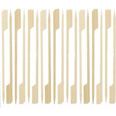 Benson Cocktail/tapas prikkers - 80x - 9 cm - hout - sat? prikkers