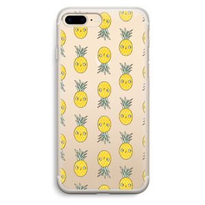 Ananas: iPhone 7 Plus Transparant Hoesje