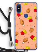 Chicken 'n Fries: Xiaomi Mi Mix 3 Transparant Hoesje met koord
