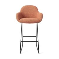 Jesper Home Kushi barkruk H75 Amber Autumn slide black
