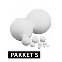 Piepschuim ballen pakket 5 stuks klein - thumbnail