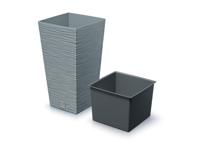 Prosperplast Bloempot Furu Square (Beton, 395x395x755)