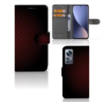 Xiaomi 12 | 12X | Telefoon Hoesje | Geruit Rood