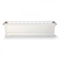 Sunware Q-Line opbergbox - 3,5 L - transparant/metallic