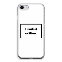 Limited edition: iPhone 8 Transparant Hoesje