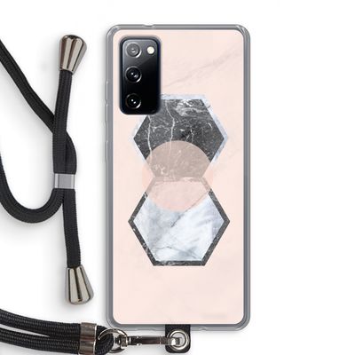 Creatieve toets: Samsung Galaxy S20 FE / S20 FE 5G Transparant Hoesje met koord