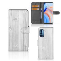 OPPO Reno 4 Pro 5G | Book Style Case | White Wood
