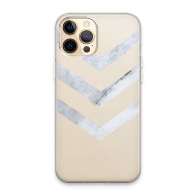 Marmeren pijlen: iPhone 13 Pro Max Transparant Hoesje