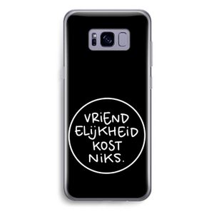 Vriendelijkheid: Samsung Galaxy S8 Plus Transparant Hoesje