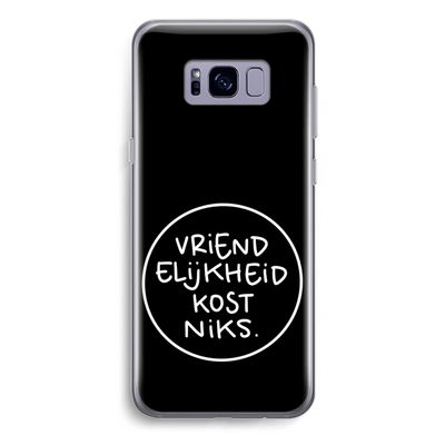 Vriendelijkheid: Samsung Galaxy S8 Plus Transparant Hoesje