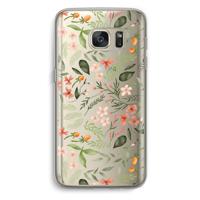 Sweet little flowers: Samsung Galaxy S7 Transparant Hoesje - thumbnail