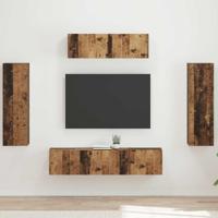 TV-kast 3 pcs Oudhout