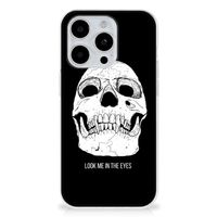 Silicone Back Case iPhone 15 Pro Skull Eyes - thumbnail