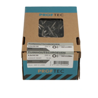 Proftec Tuinhoutschroef Rvs-410 Lk Zwarte Kop +Snijpunt Torx TX20 4.0X35/24 | 200 stuks - 5207.31.25405