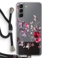 Mooie bloemen: Samsung Galaxy S21 Transparant Hoesje met koord