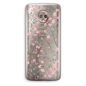 Sierlijke bloemen: Motorola Moto G6 Transparant Hoesje