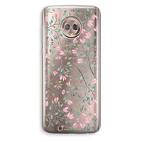 Sierlijke bloemen: Motorola Moto G6 Transparant Hoesje