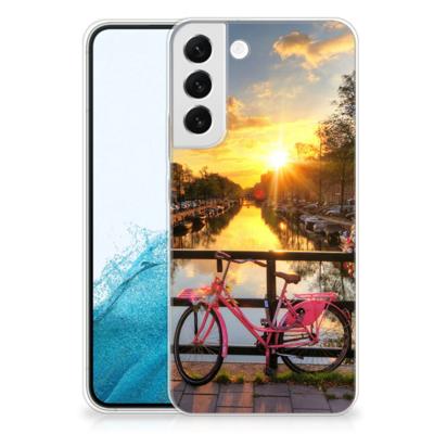 Samsung Galaxy S22 Plus | Silliconen Back Cover | Amsterdamse Grachten