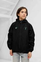 Touzani Beni Windjack Kids Zwart/Groen - Maat 152 - Kleur: Zwart | Soccerfanshop