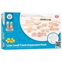 Bigjigs houten rails uitbreidingsset, 25dlg.