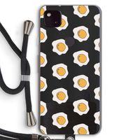 Bacon to my eggs #1: Pixel 4a 5G Transparant Hoesje met koord