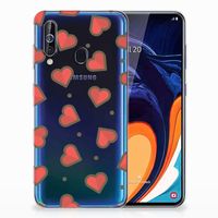 Samsung Galaxy A60 TPU bumper Hearts - thumbnail