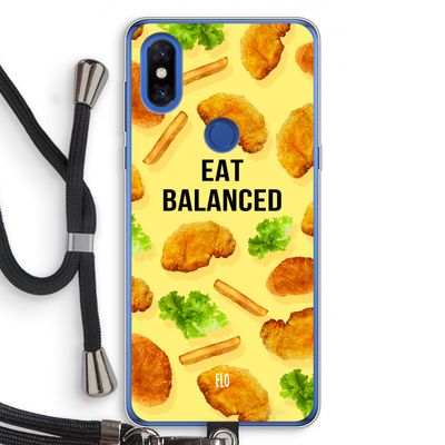 Eat Balanced: Xiaomi Mi Mix 3 Transparant Hoesje met koord
