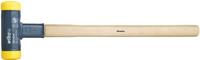 Wiha kunststof hamer terugslagloos | met hickorysteel | rond-slagkop | 165 mm | 60 mm - 2098 - 02098