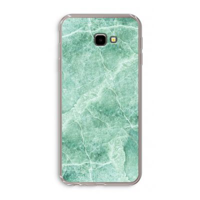 Groen marmer: Samsung Galaxy J4 Plus Transparant Hoesje