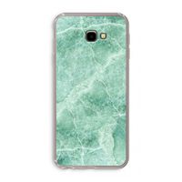 Groen marmer: Samsung Galaxy J4 Plus Transparant Hoesje
