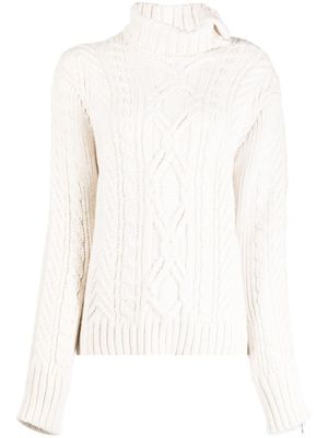 Monse pull en maille torsadée - Tons neutres