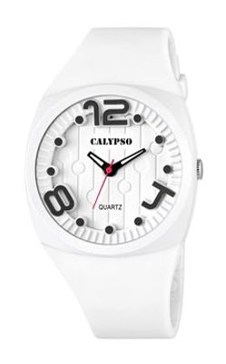 Horlogeband Calypso K5633/1 Kunststof/Plastic Wit 18mm