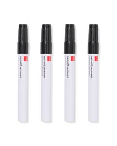 HEMA Permanent Merkstiften Zwart - 4 Stuks