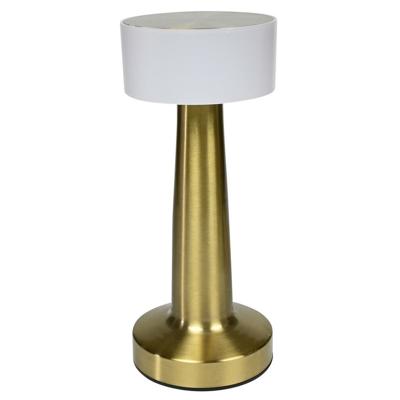 Benson LED tafellamp oplaadbaar - goud - aanraaksensor - metaal - 21 cm