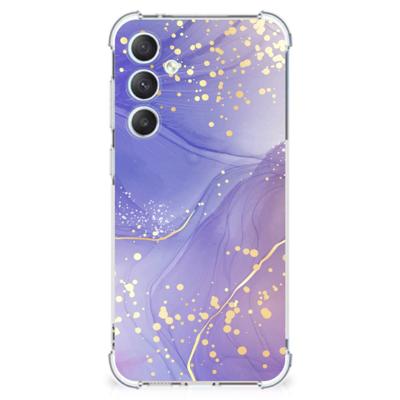 Back Cover voor Samsung Galaxy S23 FE Watercolor Paars Back Cover voor Samsung Galaxy S23 FE Watercolor Paars