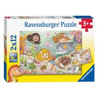 Ravensburger Puzzel Kleine Feeen en Zeemeerminnen 2x12 stuks - thumbnail