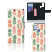 Samsung Galaxy M31 Book Cover Ananas