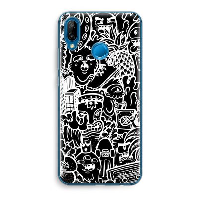 Vexx Black Mixtape: Huawei P20 Lite Transparant Hoesje