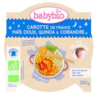 Babybio Mon petit plat wortel mais quinoa bio (230 gr) - thumbnail