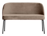 WOOOD Eetkamerbank 'Vogue' Velvet, kleur Khaki