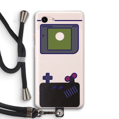 Game On: Pixel 3 XL Transparant Hoesje met koord