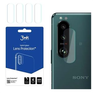 3MK Hybrid Sony Xperia 1 III Cameralens Beschermer van gehard glas - 4 St.